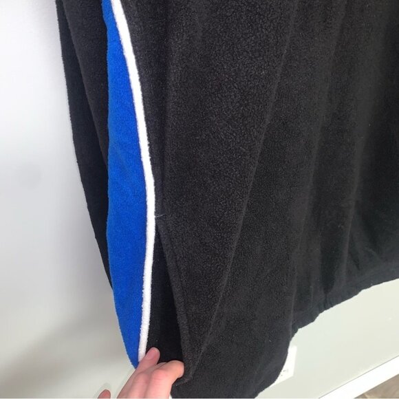 Fila Vintage 1/4 Zip Sweater Men’s Size Extra Large Black Blue Fleece Sweatshirt - Picture 9 of 10